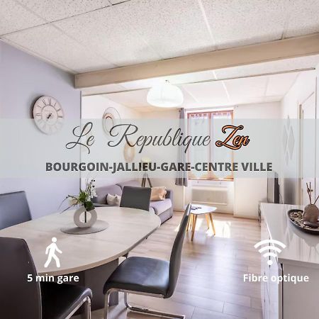 Le Republique-Gare-Centre Ville Bourgoin-Jallieu Kültér fotó